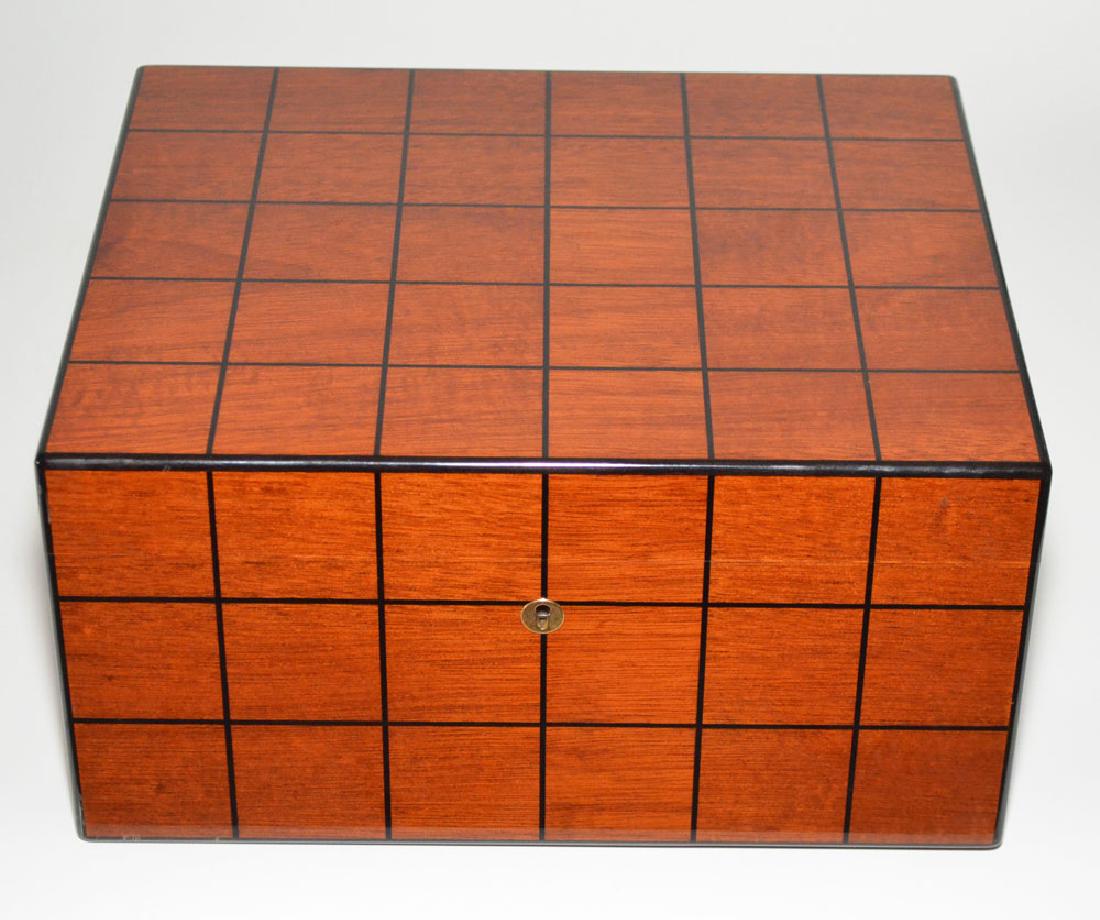 Elie Bleu Quadrille Mahogany Cigar Humidor (1 of 6)