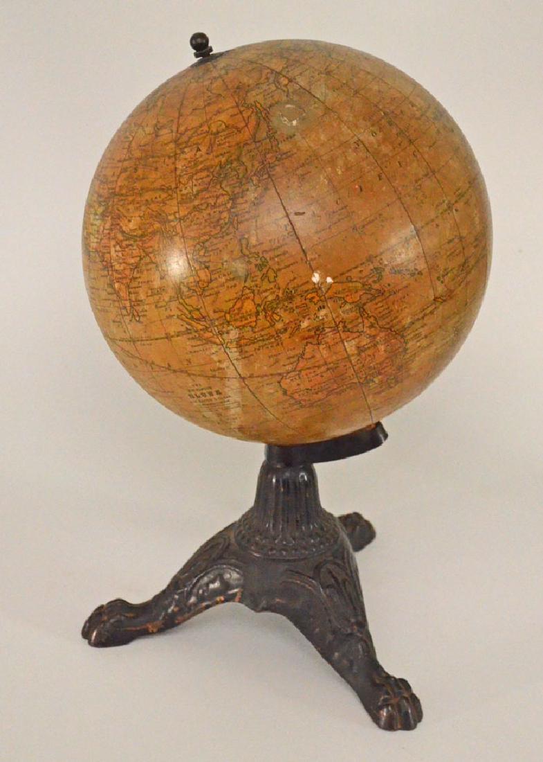 Miniature, Vintage Iron Base Globe Excelsior (1 of 4)