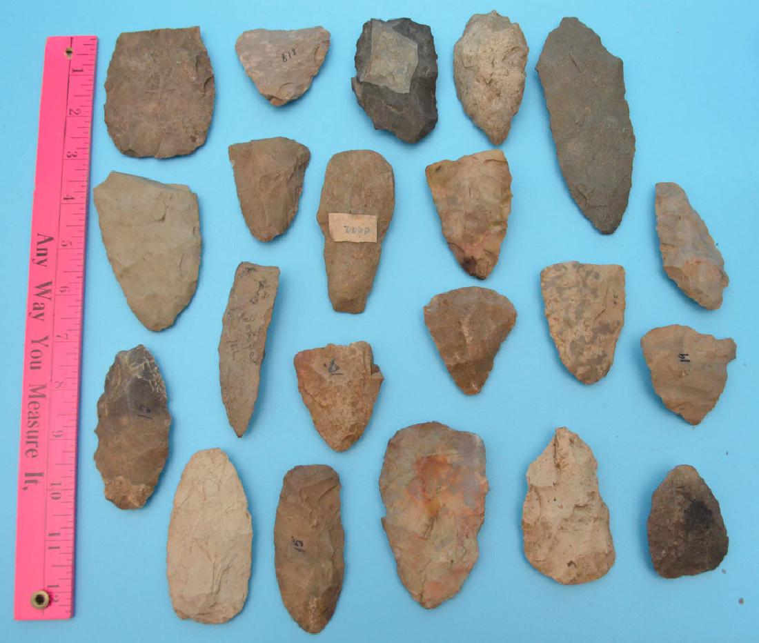 Lot of Native American Sharpening Abrading Stones