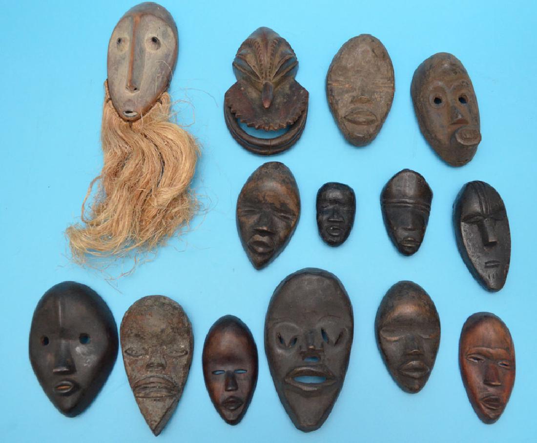 Lot of Vintage & Antique Carved African Passport Lot (1 of 5)