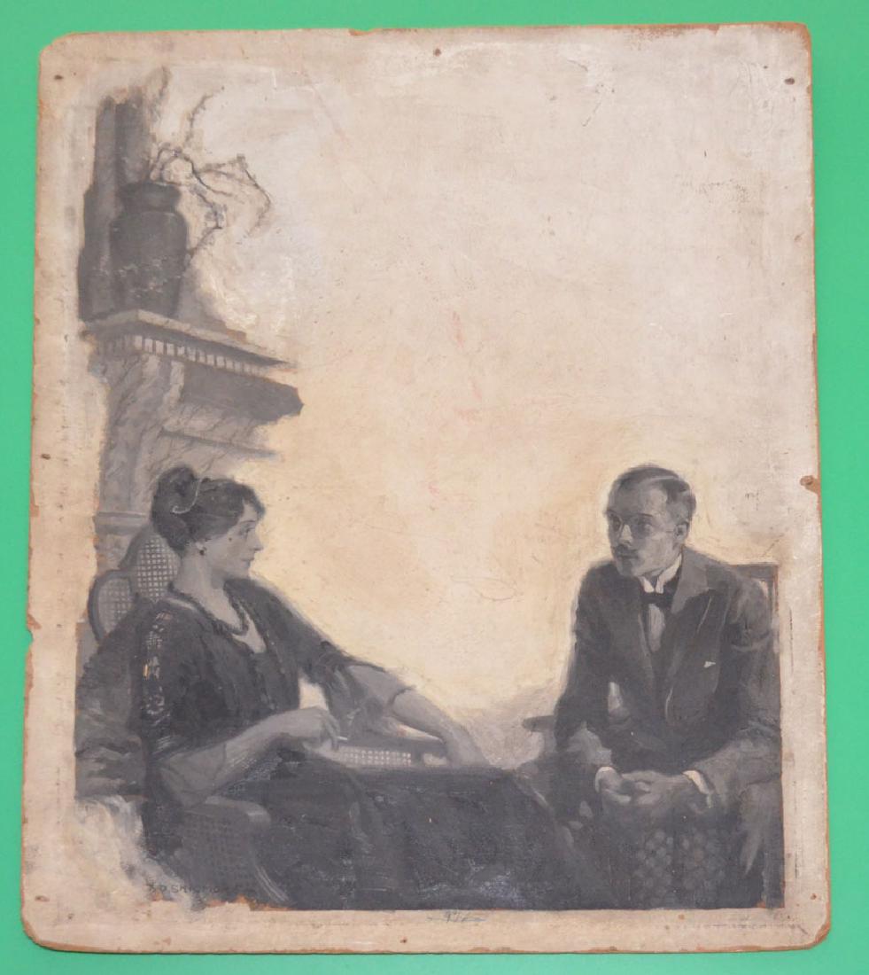 Thorton Skidmore Original Magazine Illustration Art (1 of 5)