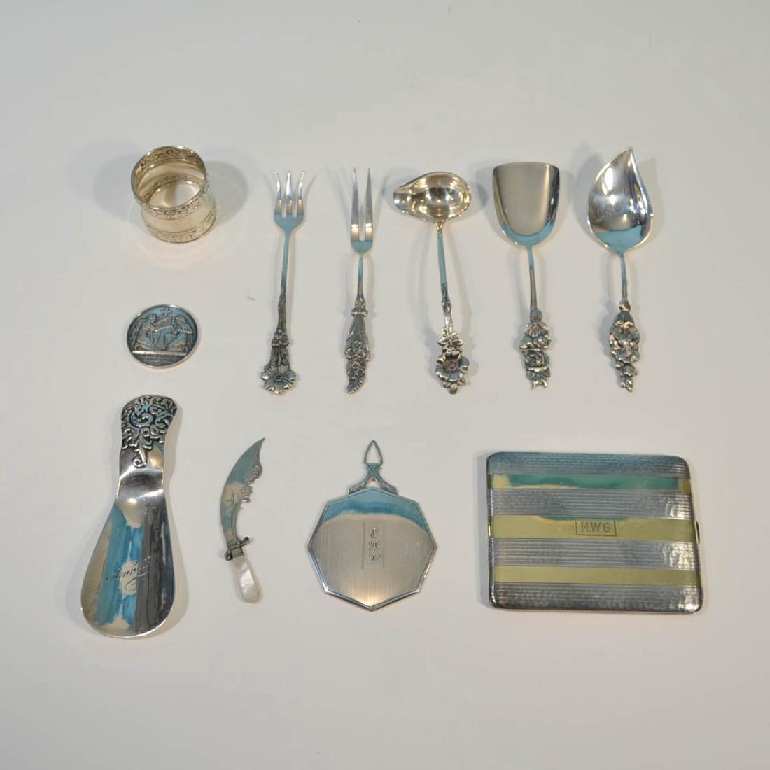 Generous Lot Of Vintage Sterling Silver Accessories (1 of 3)