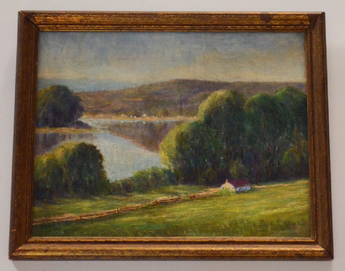 O/B 19th Century Landscape Painting (1 of 2)