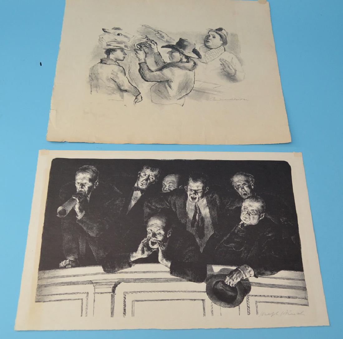 2 Signed Etchings (Boardman Robinson, Joseph Hirsch) (1 of 3)