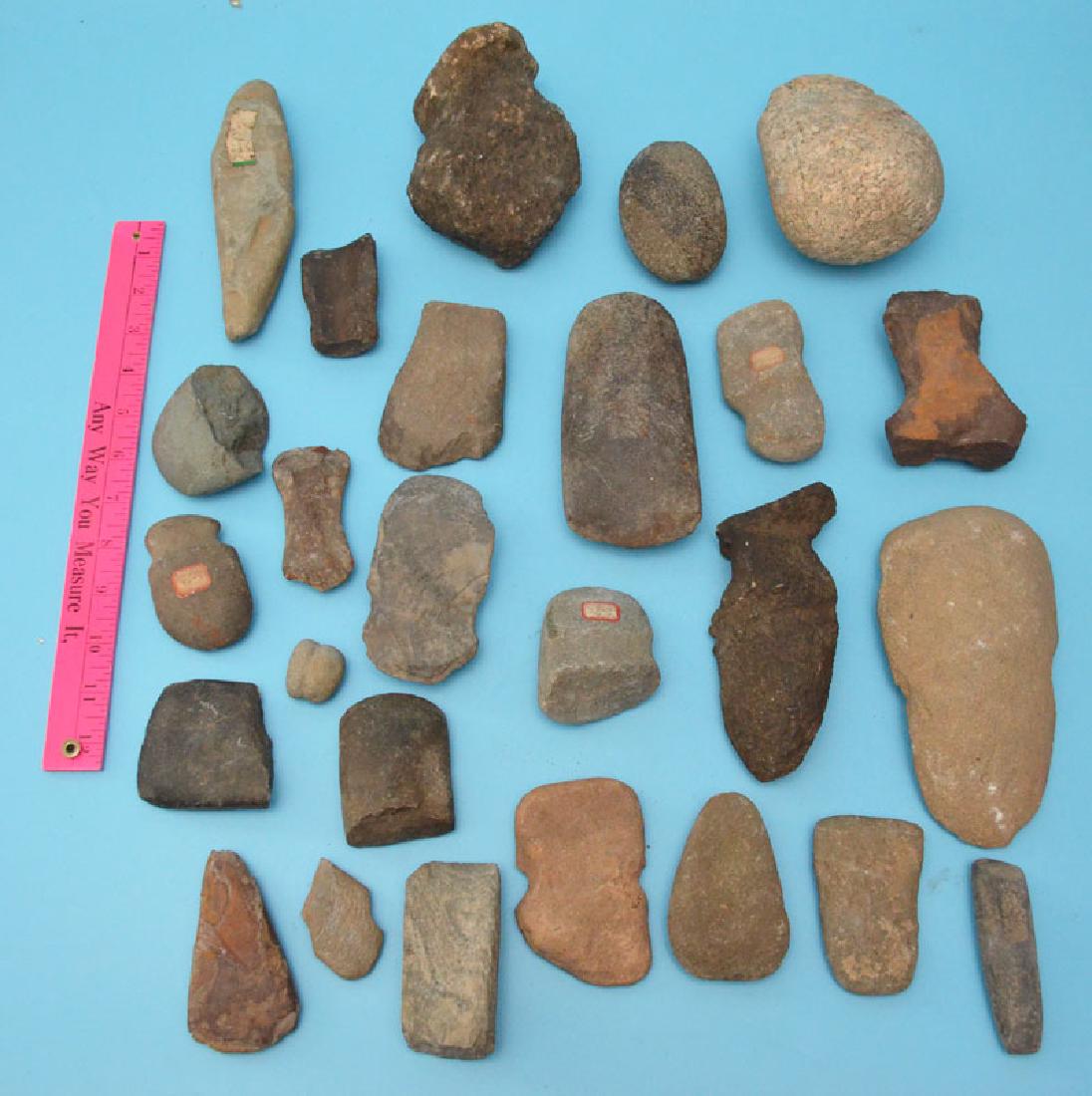 Lot of Native American Ax Heads, Celts (1 of 5)