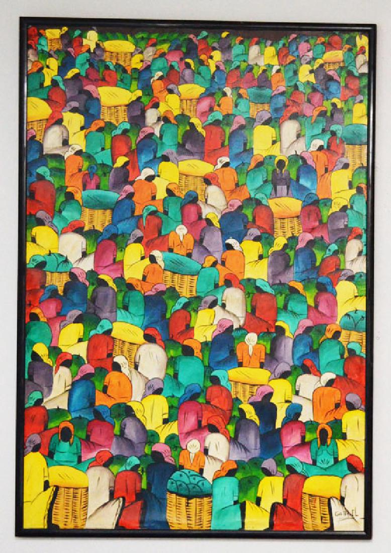 Haitian Painting Signed Gabriel (1 of 2)