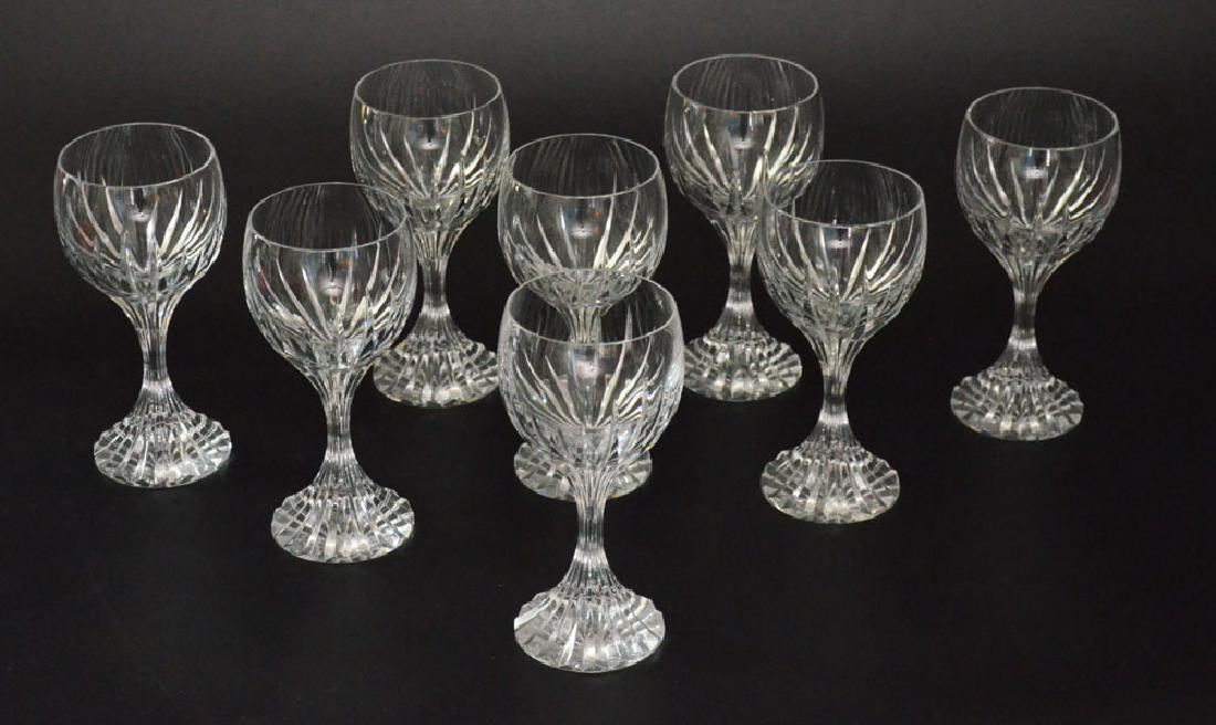 Set of 8 Baccarat Massena Water Goblet Glasses (1 of 2)