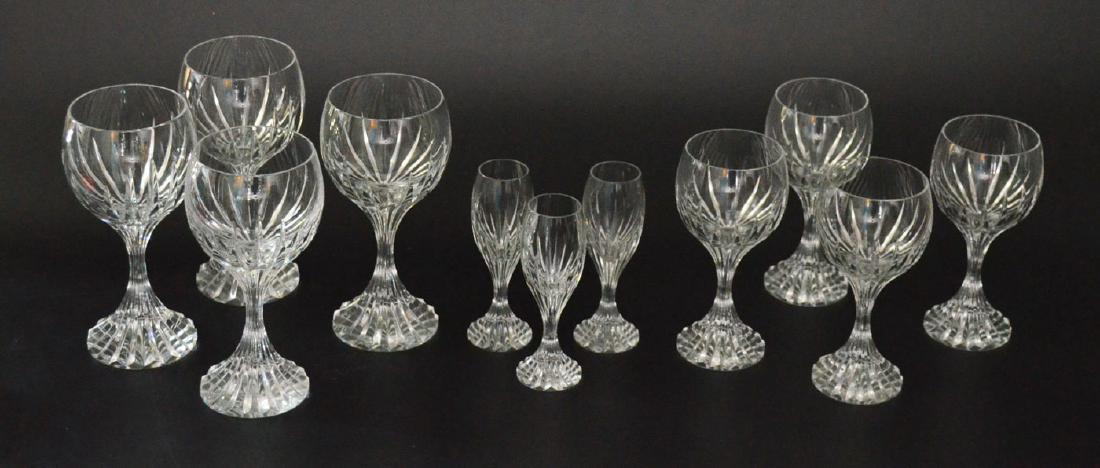 11 Baccarat Massena Glasses (Cordials, Water, Claret) (1 of 2)