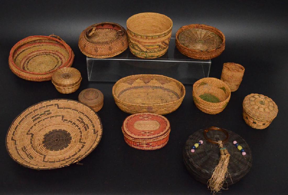 Collection of 20+ Baskets (Asian, Native American) (1 of 7)