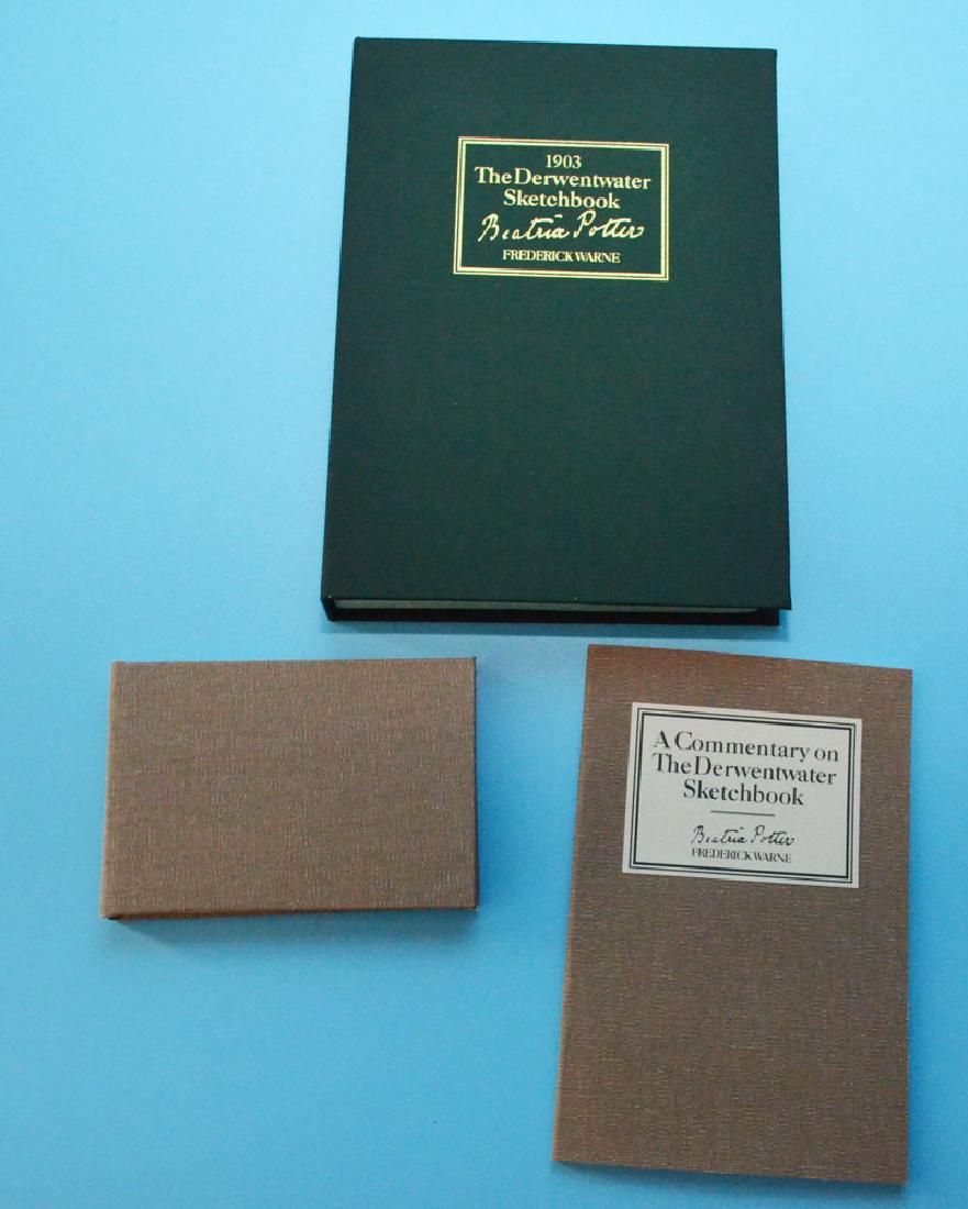 Beatrix Potter The Derwentwater Sketchbook: Published by Frederick Warne, London, 1984. , this is a limited edition set of the Derwentwater Sketchbook, with accompanying Commentary booklet, the sketch-book features reproduced watercolour and li