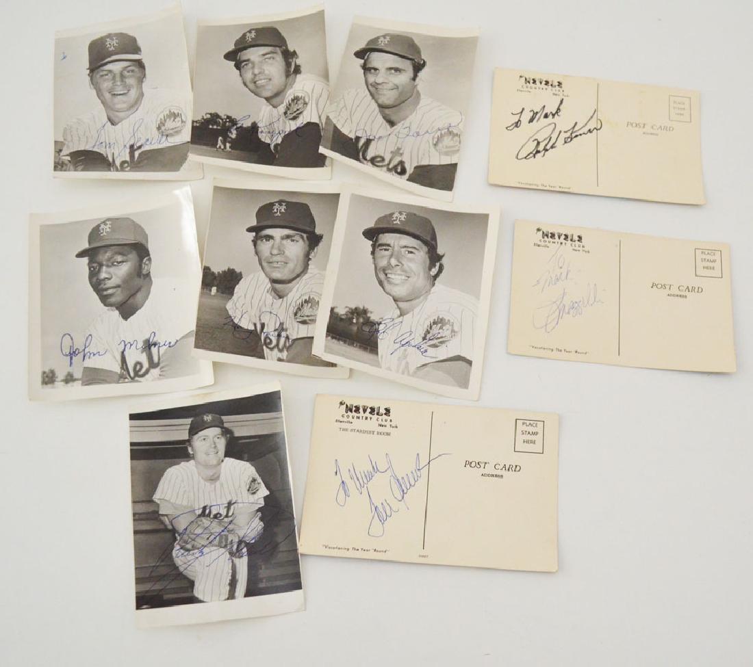 Lot of Signed Mets Baseball Pictures (1 of 5)
