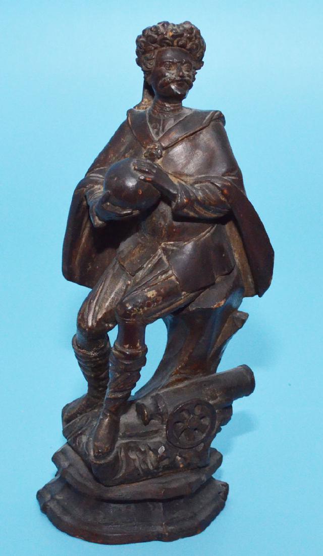 Antique Continental Carved Figure Of A Man (1 of 5)