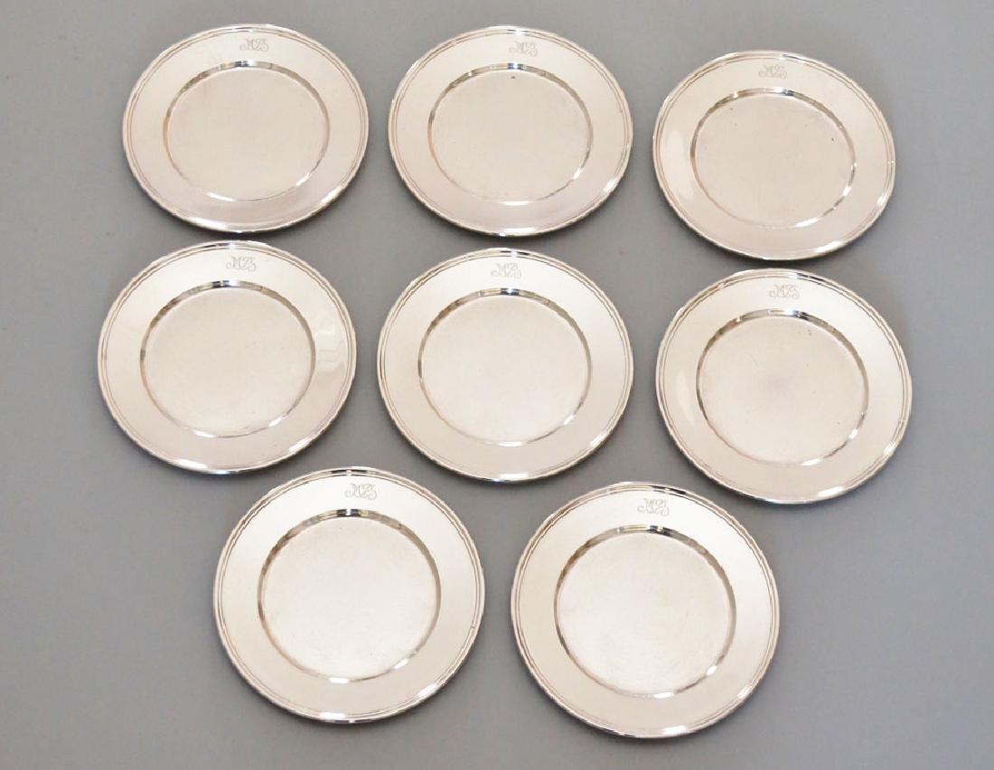 8 Tiffany & Co. Sterling Silver Bread Plates (1 of 3)