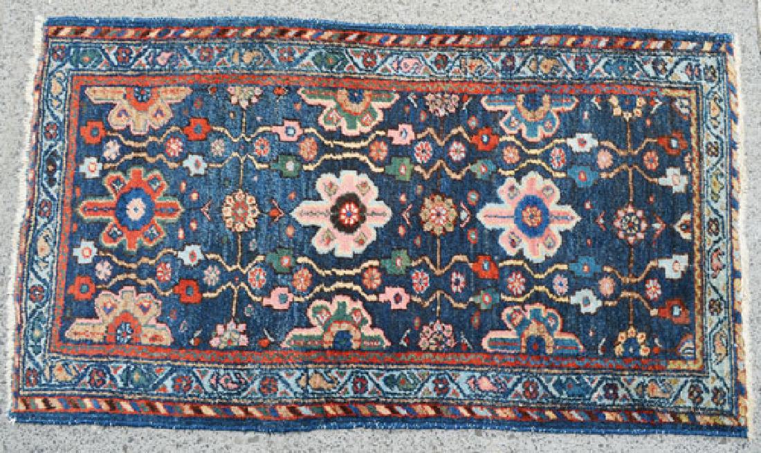 Beautiful Blue Field Kashan Carpet (1 of 3)