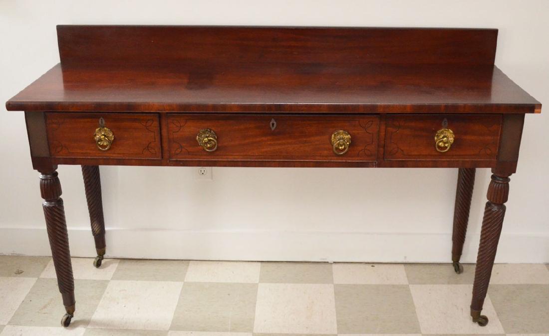 Unusual Empire Mahogany Sideboard (1 of 4)