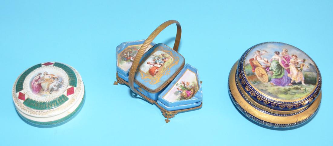 European Porcelain Lot ( Royal Vienna Boxes) (1 of 8)