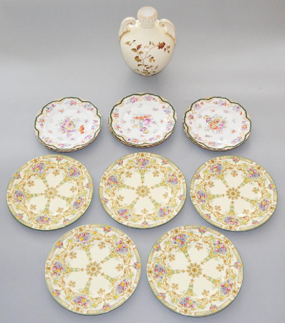 Antique Porcelain Lot ( Worcester , Derby , Dresden) (1 of 8)