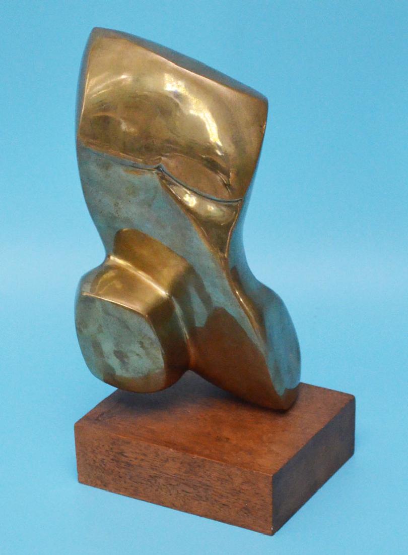 Mid Century Modern Abstract Bronze Torso (1 of 4)