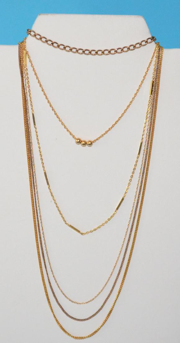 Lovely  14k Gold Necklaces (1 of 5)
