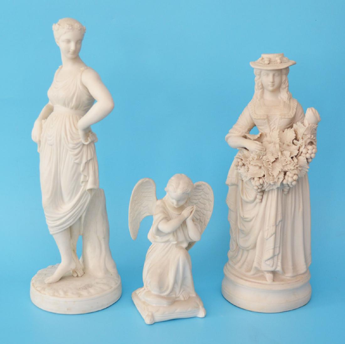 3 Wonderful Vintage Bisque Figures (Boehm) (1 of 9)