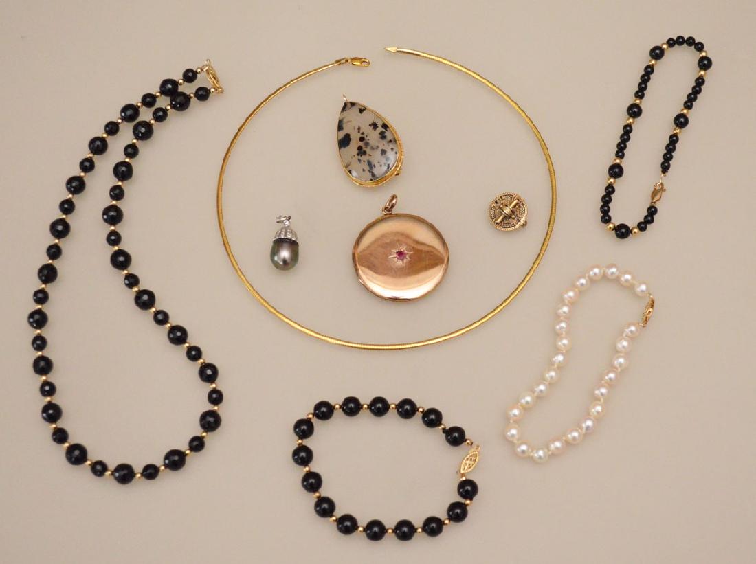 Great Lot of Beads, 10K & 14k Gold Jewelry (1 of 2)