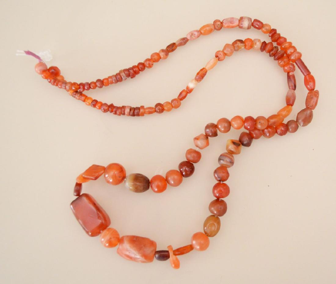 Ancient Assyrian Carnelian Bead Necklace (1 of 4)