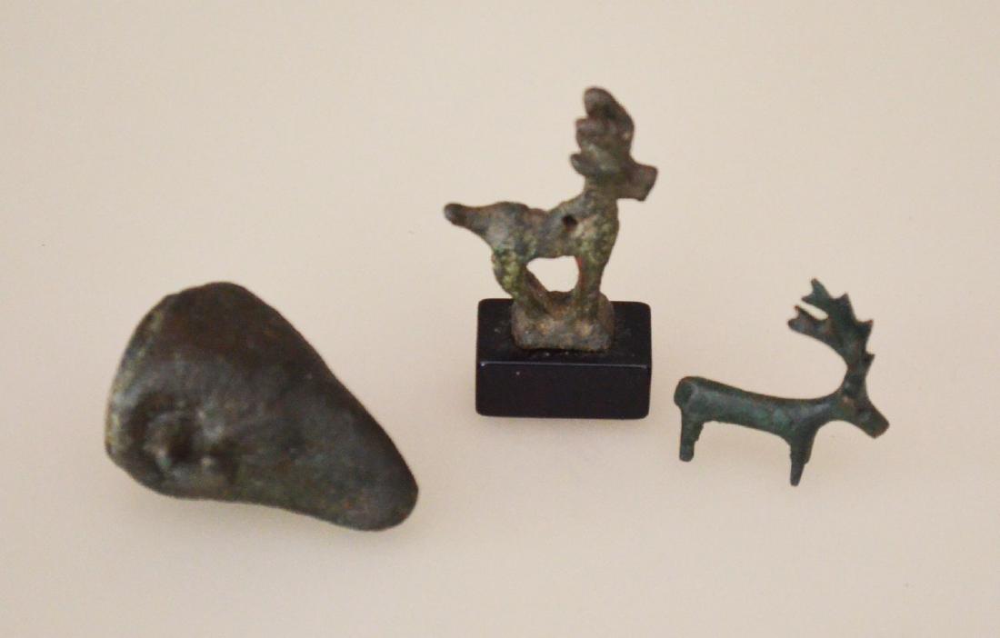 Ancient Bronze Animal Figures (Deer, Ibex, Ram) (1 of 3)