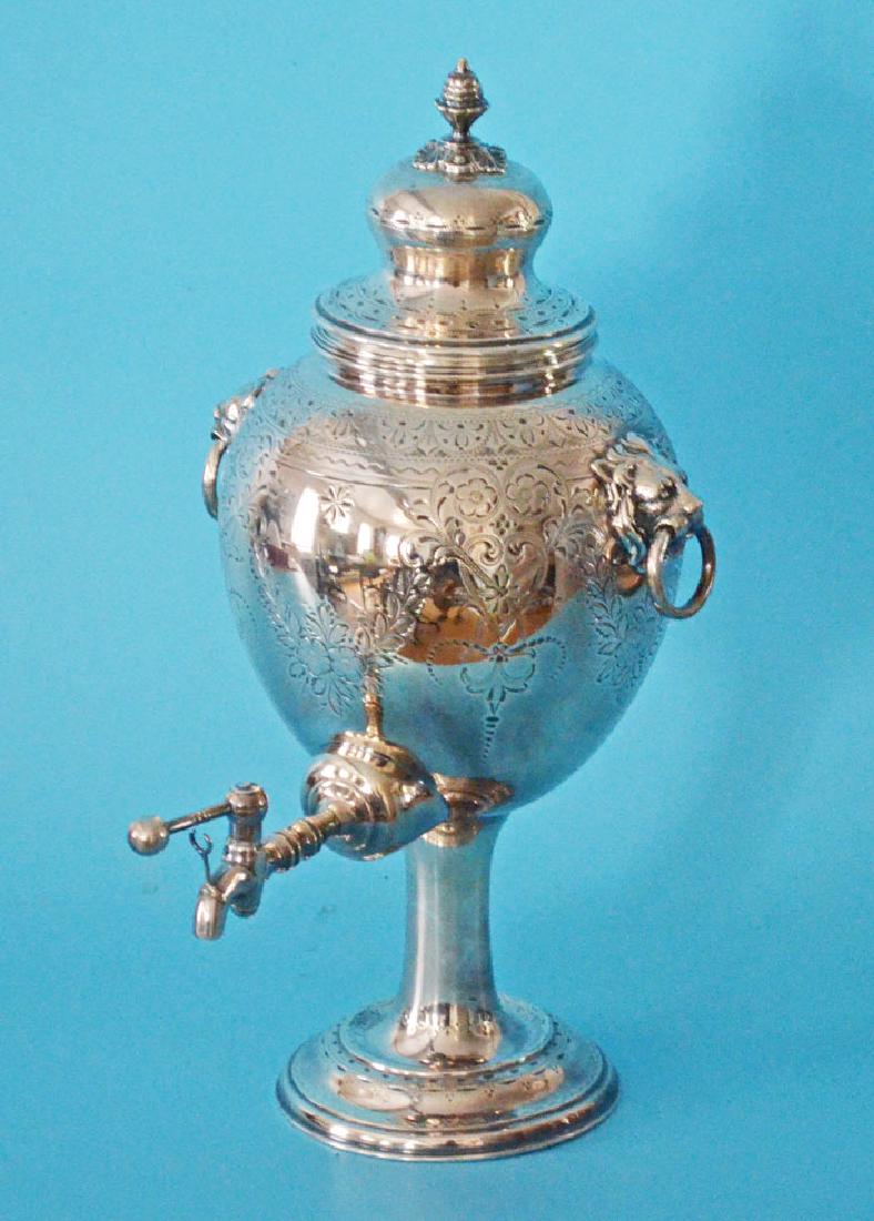 Silver Plate Victorian Figural Hot Water Urn (1 of 5)