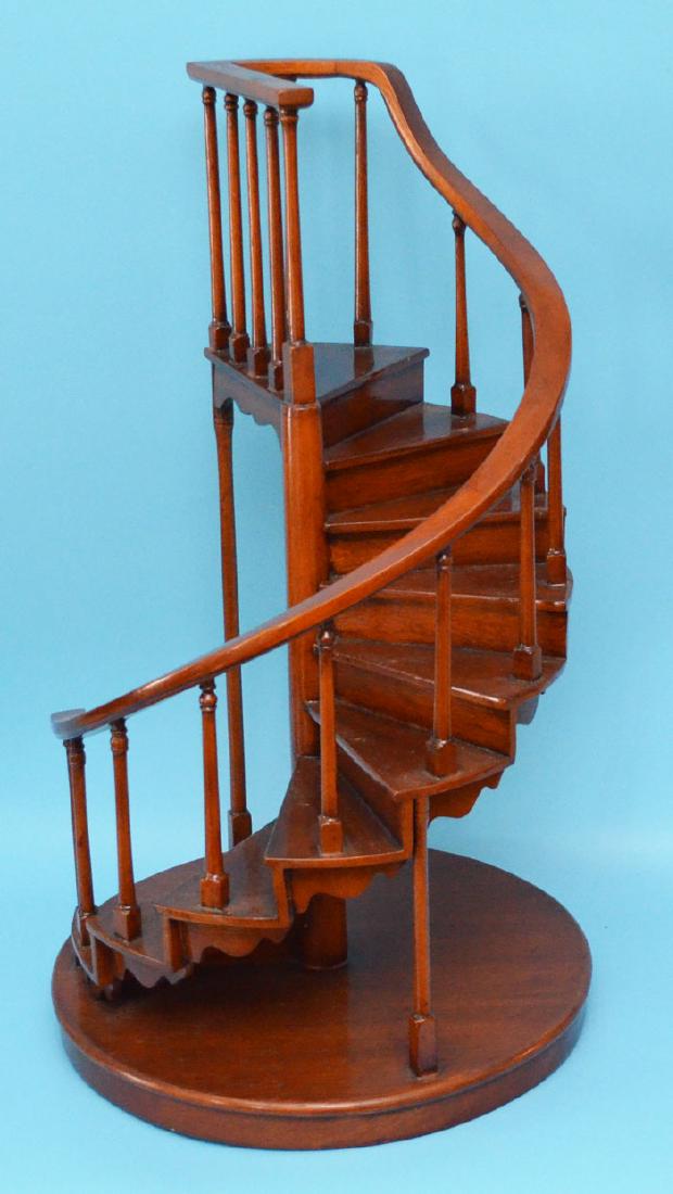 Vintage Mahogany Wood Model Staircase (1 of 3)