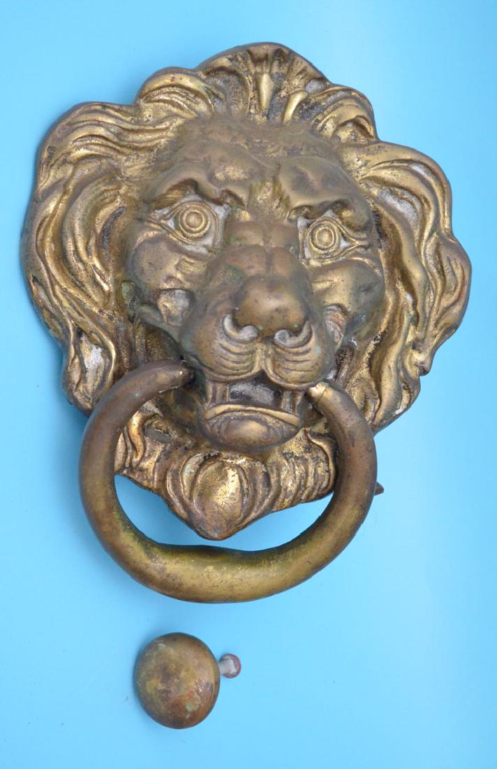 The Best Bronze Lion Doorknocker (1 of 2)