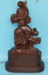 Yasha Heifetz Signed Carved Wood Lamp - 2