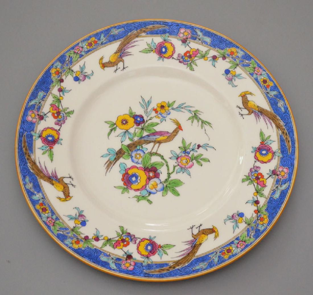 12 Fabulous Minton Sinclair Dinner Plates w Pheasants: 12 Plates. They measure 10.25 diameter.