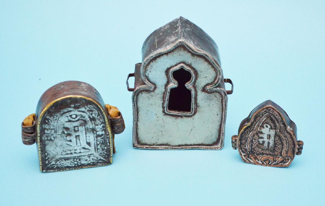 3 Tibetan Gau Prayer Boxes (1 of 3)