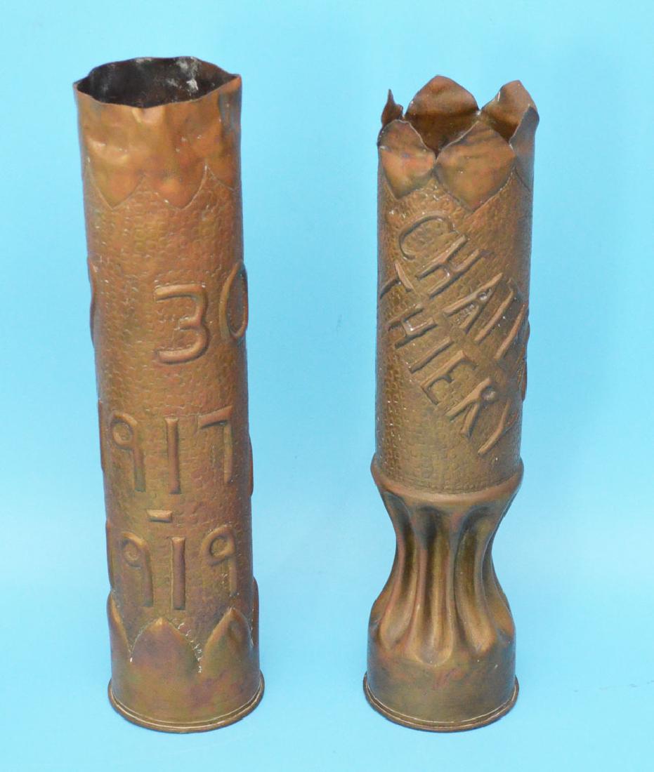 Two Trench Art French Shells (1 of 3)
