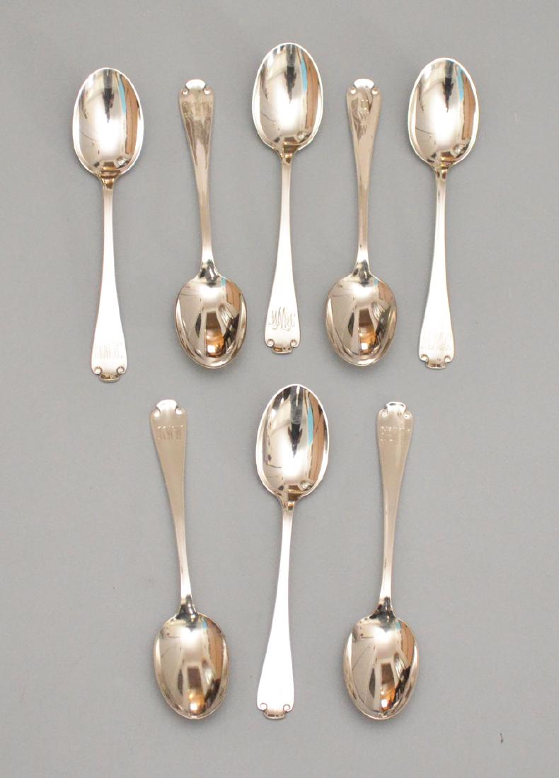 Lovely Set Of Tiffany Sterling  Flemish Spoons (1 of 3)