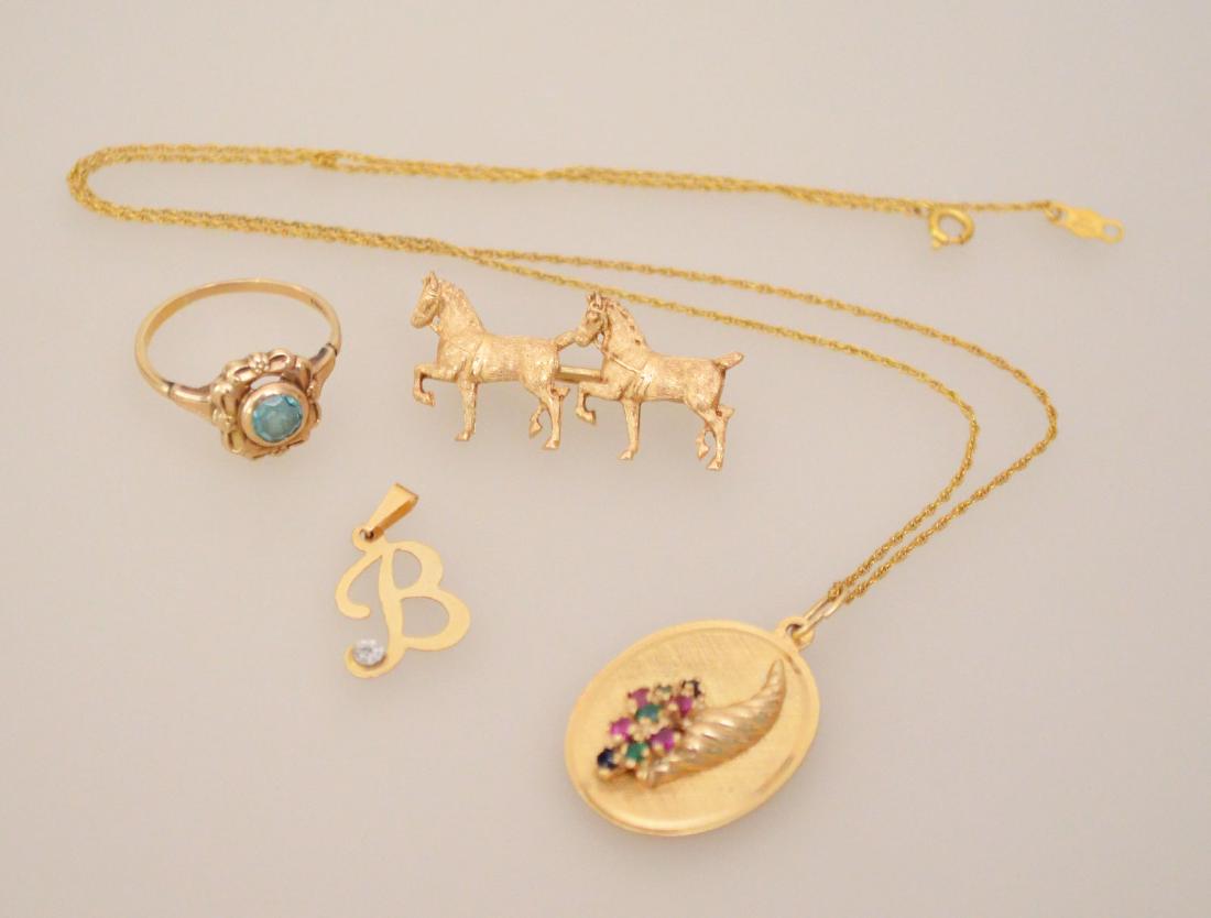 Lot of Misc. 14k Gold Jewelry (1 of 1)