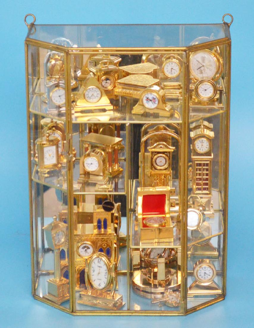 Impressive Bulova Miniature Clock Collection