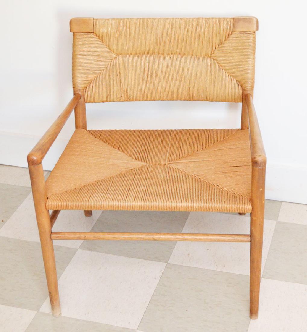 Stunning Mid Century Modern Mel Smilow: Measures 27.5" tall x 21 1/8" deep x 24" wide with a 15 3/8" seat height