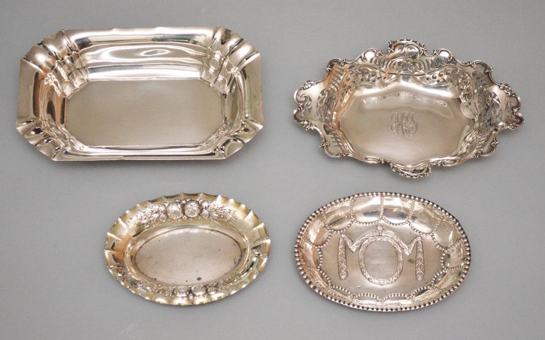 4 Nice 800 & 925 sterling Silver Fancy Serving Dishes (1 of 5)
