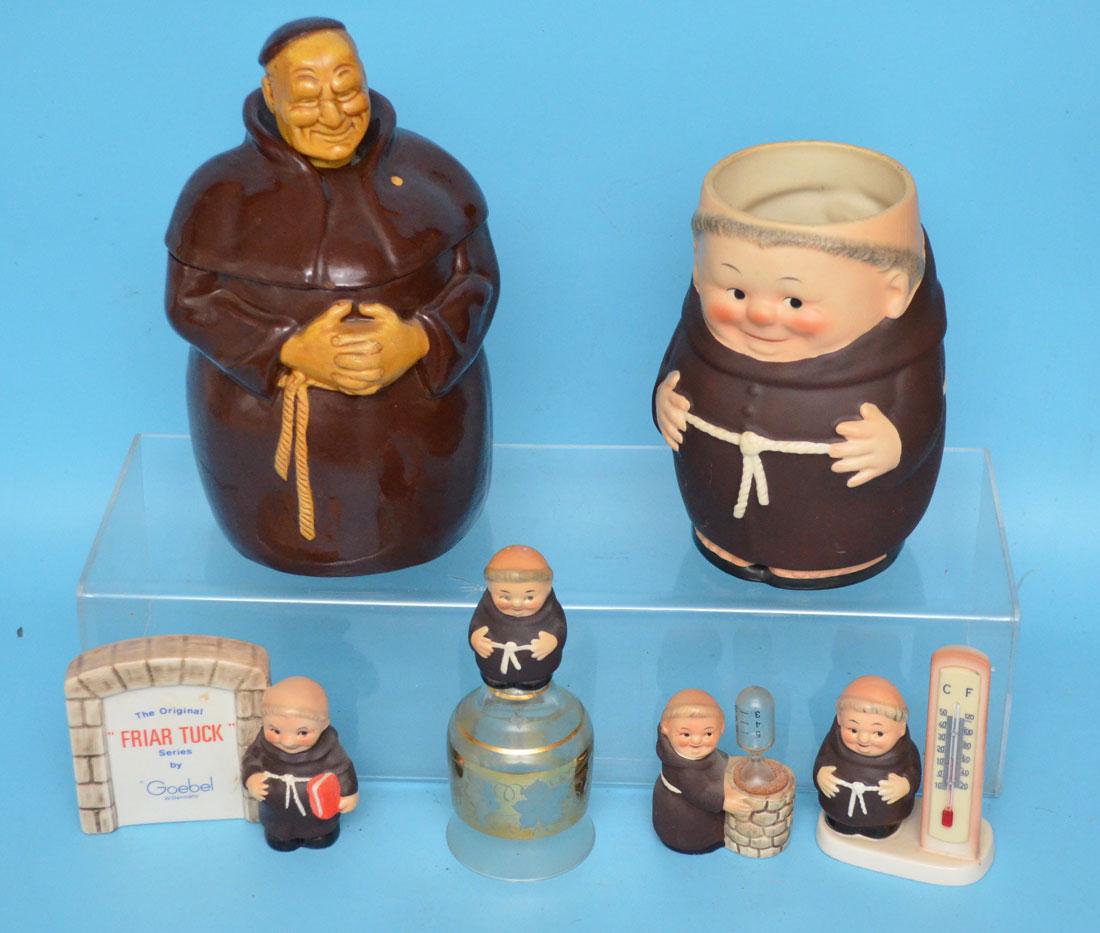 Nice Lot Of Vintage Goebel; Friar Tuck Collectibles (1 of 4)