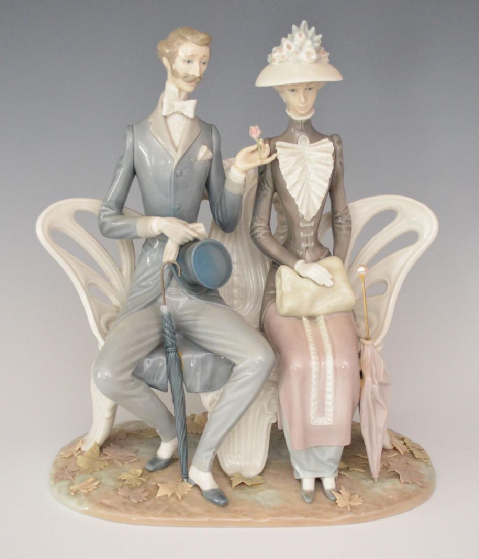 Large Lladro "Fall Leaves" Statue (1 of 5)