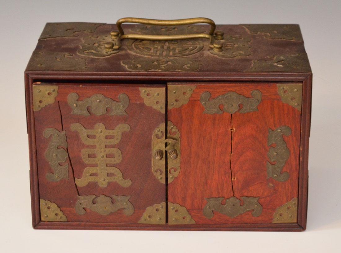 Vintage Chinese Rosewood Mahjong Set (1 of 6)
