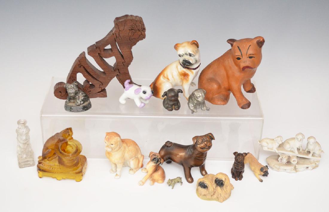 Lot Of Pug & Other Dog Figurines (1 of 6)