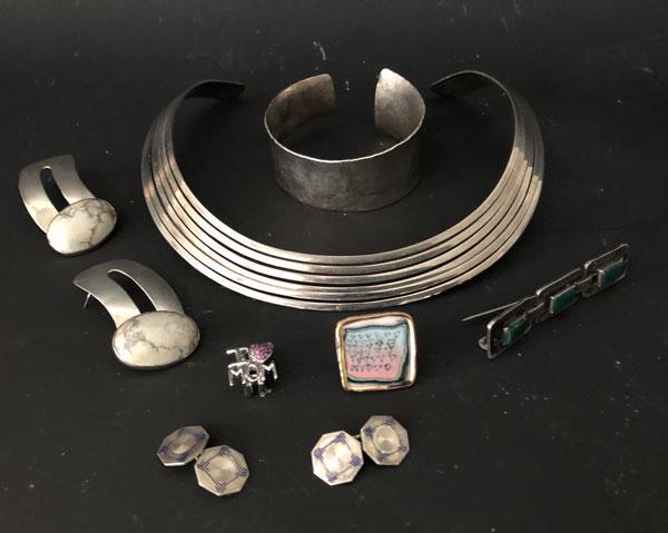 Lot Of Interesting Sterling Silver Jewelry (1 of 1)