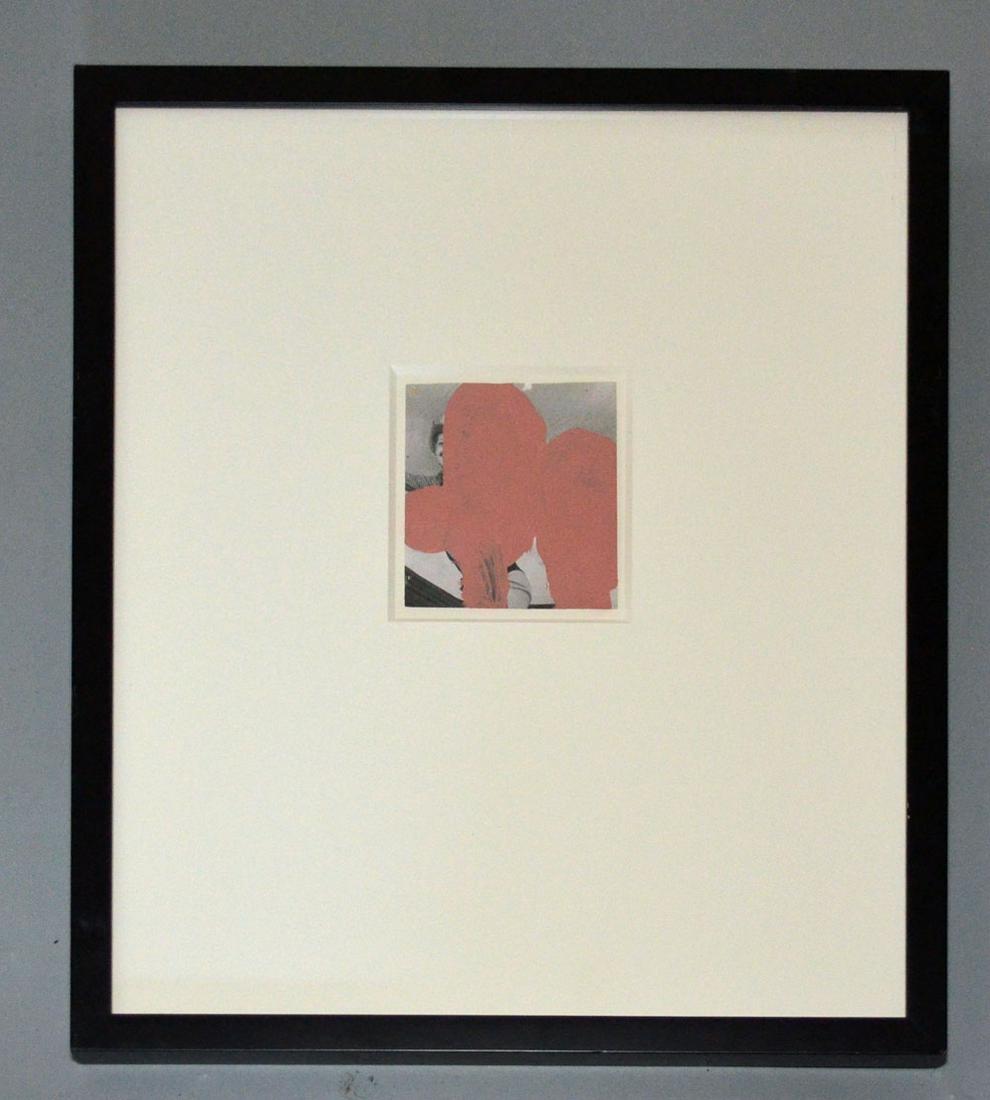 Gary Komarin Mixed Media Framed Painting: Frame 21.25” x 17.25” image sight 4.75” x 4 1/8"