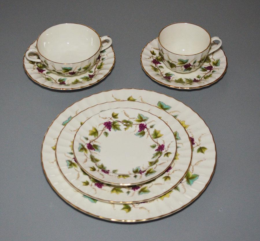 Large Set Of Royal Worcester "Bacchanal" (1 of 1)