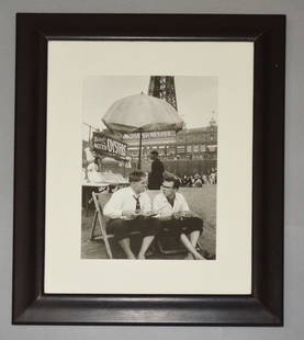 Morecambe & Wise Thurston Hopkins Photograph: Getty Image Gallery. Frame 24.75“ x 19 7/8“ image sight 14.5“ x 9.75“