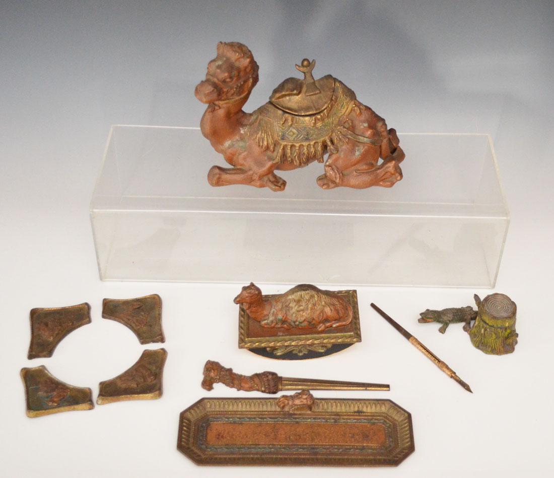 Vintage Camel Desk Set Lot (1 of 5)