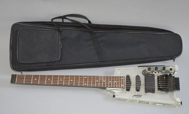 Grand Acrylic Headless Electric Travel Guitar Mar 05 2020 Applebrook Auctions Estate Sales In Ct