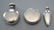 3 Sterling Silver Perfumes & Compacts - 5